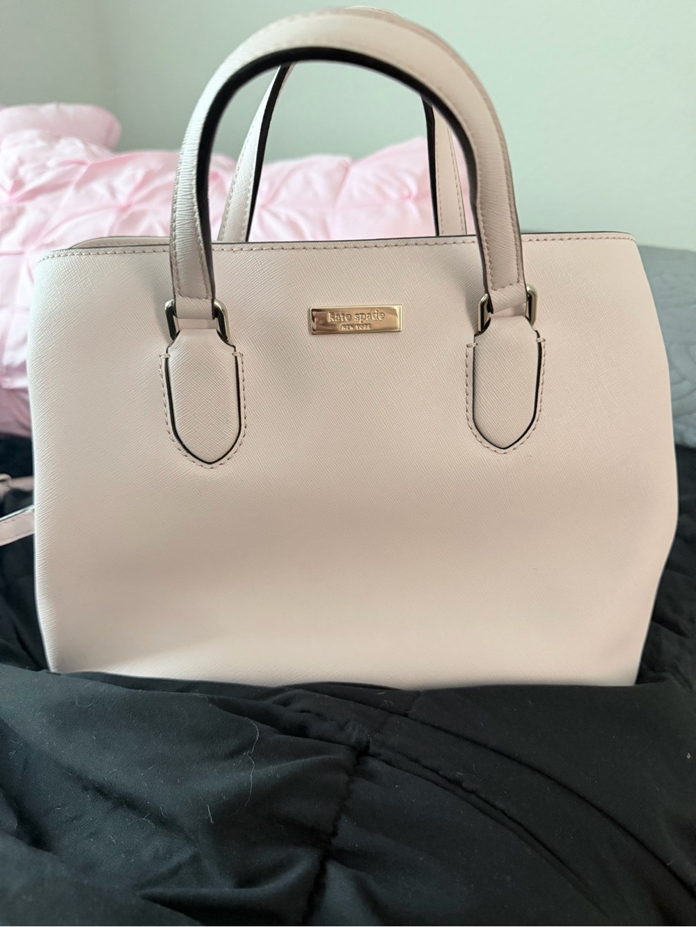 Kate Spade New York Blush Pink Satchel Crossbody Bag 🌸